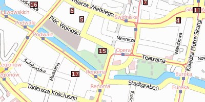 Stadtplan Oper Breslau